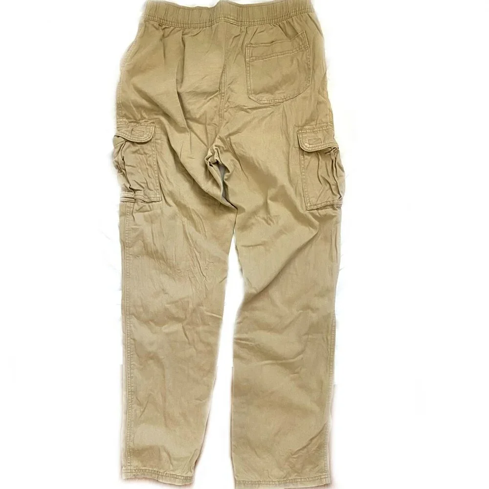 The Children's Place Boys' Pull on Cargo Pants, 3 pcs, Tan, Size 18, Preowned